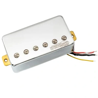 Abbildung von Wilkinson WOCHB Keramik PAF Humbucker Pickup Steg Tonabnehmer für Les Paul Style E Gitarre, Chrom