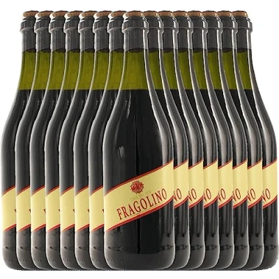 Abbildung von Fragolino Rosso von Terre del Sole Weinhaltiges Getränk 15 x 0,75l VINELLO 15er Weinpaket inkl. kostenlosem VINELLO.weinausgießer
