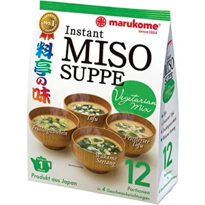 Abbildung von MARUKOME Miso Suppenpaste, Vegetarisch, dunkel, Ryotei No Aji 1 x 224,55 g