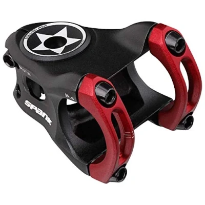 Abbildung von Spank Split Stem Vorbau Mountainbike/MTB Erwachsene, Unisex, Rot, 38 mm