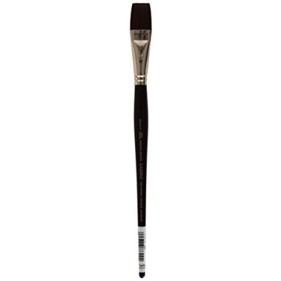 Abbildung von Winsor &amp; Newton 5733119 Galeria Acrylpinsel, aus Synthetikfasern, ideale Kontrolle für dickere Farbaufträge, Ein Strich Pinsel 3/4 Zoll, 19mm