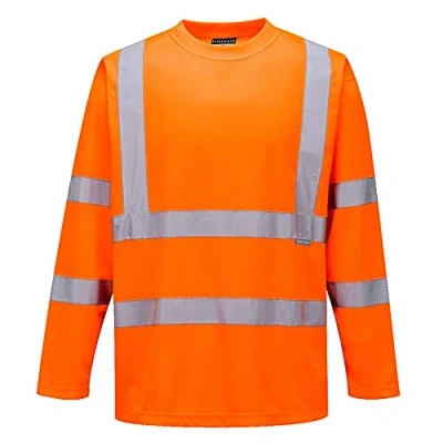 Abbildung von Portwest Warnschutz Langarm T Shirt , Größe: L, Farbe: Orange, S178ORRL