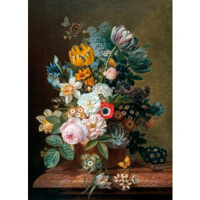 Abbildung von Art for the home Leinwandbild &quot;Stillleben Blumen&quot;, Blumen, Stillleben 70x100cm