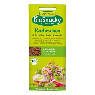 Abbildung von Biosnacky Sprossensamen Radieschen 40 g