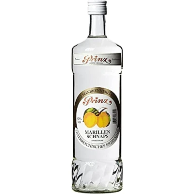 Abbildung von Thomas Prinz Marillenschnaps Obstbrand 40% 1,0 Liter I Visando Paket