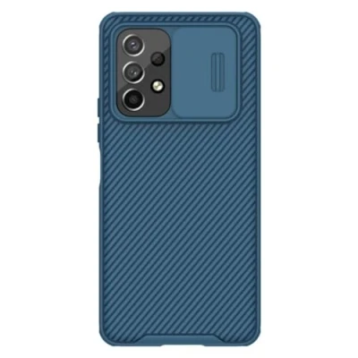 Abbildung von Samsung Galaxy A53 Hülle Kunststoff Nillkin Hard Case/Backcover Handyhülle Blau
