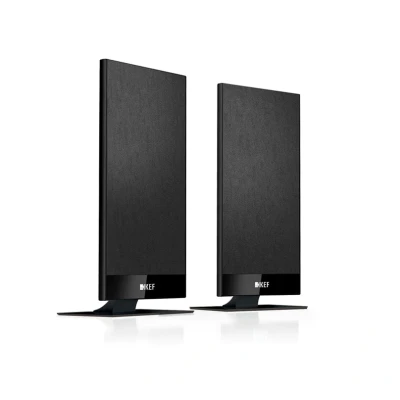 Abbildung von KEF T101 Lautsprecher Schwarz PaarUltra Flach 3,5cm tief10 100WHiFiHeimkinoTV