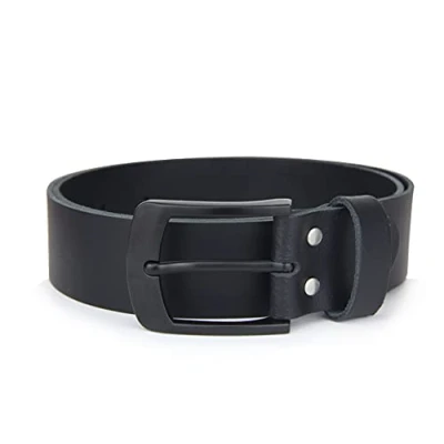 Abbildung von LYDC London Schwarze Schnalle 38MM Breite Gürtel, Herren, Größe: 90, Schwarz