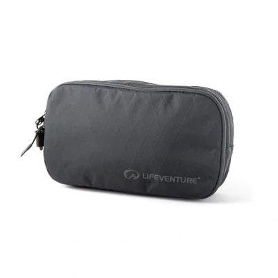 Abbildung von Lifeventure X Pac Wash Pack Wasserabweisender Reise Kulturbeutel zum Aufhängen mit Spiegel und Mehreren Taschen, Schwarz, Einheitsgröße,
