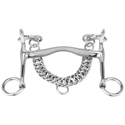 Abbildung von Sprenger SATINOX Pony Reitkandare 14 mm Edelstahl rostfrei, 135 Weite