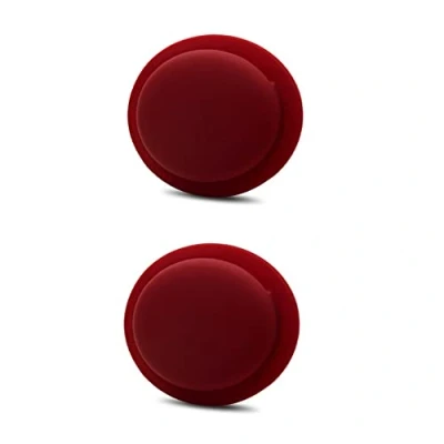 Abbildung von CoverKingz [2er Pack] Silikonhülle kompatibel mit AirTags 2021 klebend Air Tag Selbstklebende Hülle Klebehalterung Airtag Aufkleber Silikon Case Halterung Weinrot