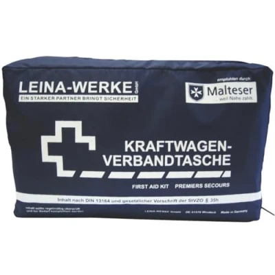 Abbildung von Leina Werke 11002 KFZ Verbandtasche Compact ohne Klett, Schwarz/Weiß