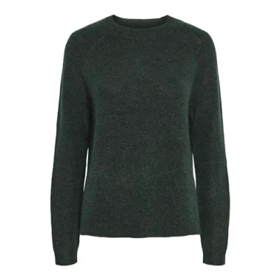 Abbildung von Pieces Pcjuliana LS Oneck NOOS BC Strickpullover, Damen, Größe: XS, Trekking green