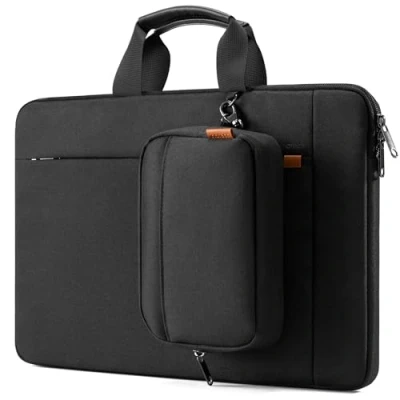 Abbildung von Inateck Laptoptasche 15 15.6 Zoll Notebook Schutztasche Aktentasche mit Zubehörtasche