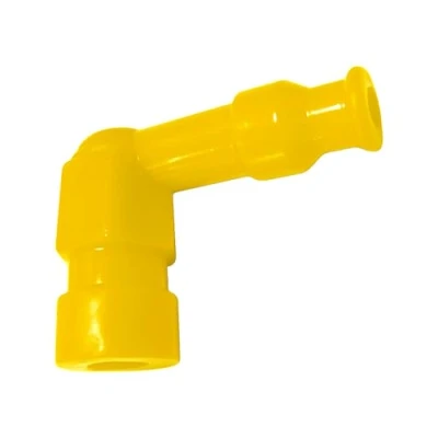 Abbildung von cyclingcolors Zündkerzenstecker fur zündkerze zuendkerzenstecker moped motorrad mähdrescher kerzenstecker traktor rasenmäher, Gelb