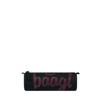 Abbildung von Baagl Rund Federmäppchen für Jungen Mädchen Teenager Schulmäppchen Schreibwaren Schulsachen Federtasche, Kinder Federmappe, Etui Schule (Red)