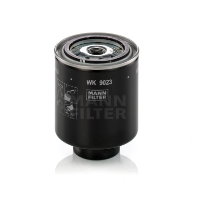 Abbildung von MANN FILTER WK 9023 z Kraftstofffilter mit Dichtung MITSUBISHI: L200 / Triton IV Pritsche Fahrgestell, Pickup