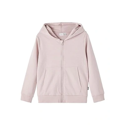 Abbildung von Name it Nkfna CARD HOOD UNB NOOS Sweatjacke für Kinder, Größe: 122/128, Burnished lilac
