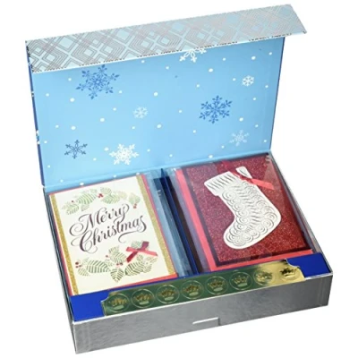Abbildung von Hallmark Weihnachtskarten Set (24 handgefertigte mit Umschlägen) (1XPX1975)