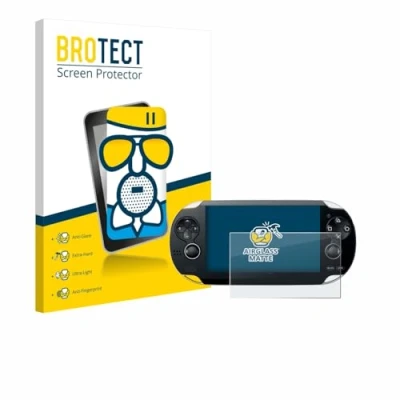 Abbildung von BROTECT Entspiegelungs Schutzglas für Sony Playstation PS Vita Schutz Folie Panzerfolie Glas Matt [Extrem Kratzfest 9H, Anti Reflex]