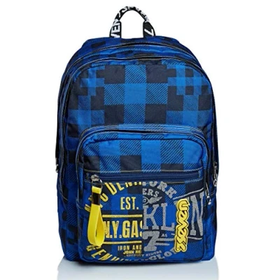 Abbildung von Rucksack Extra Fit Seven, Check, Schule und Freizeit, Blau