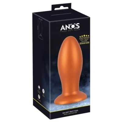 Abbildung von Analplug „Soft Butt Plug with suction cup“ aus gefühlsechtem Liquid Silicone
