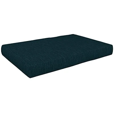 Abbildung von POKAR Palettenkissen Palettenauflagen mit abnehmbarem Bezug Palettenauflage Palettenmöbel Palettensofa, Sitzkissen 120x80, Dunkelgrün
