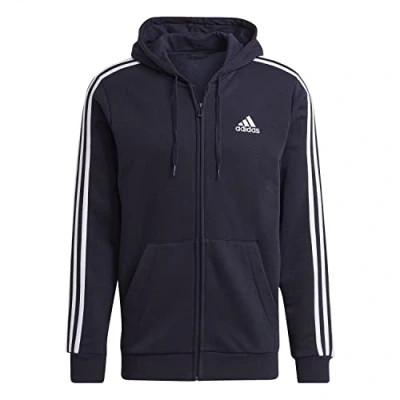 Abbildung von Essentials Fleece 3 Streifen Kapuzenjacke