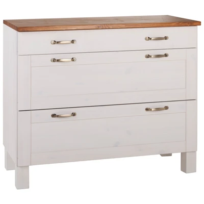 Abbildung von Home affaire Unterschrank &quot;Alby&quot;, Breite 100 cm, 3 Schubladen
