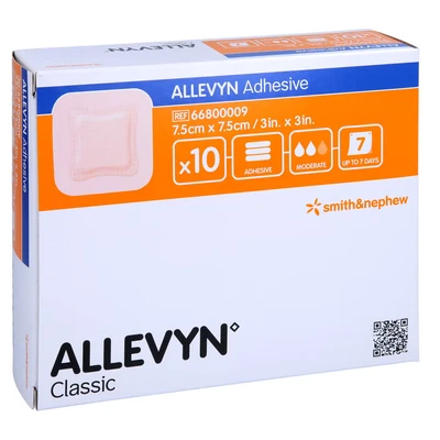 Abbildung von Allevyn Adhesive 7,5x7,5 cm haftende Wundauflage
