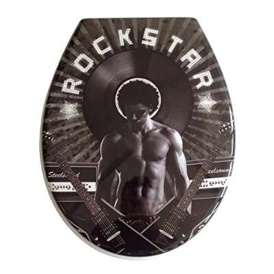 Abbildung von ADOB WC Sitz &quot;Rockstar&quot;, Absenkautomatik, zur Reinigung abnehmbar