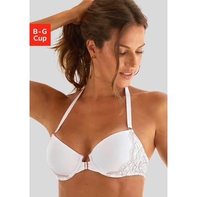 Abbildung von LASCANA Neckholder BH, mit praktischem Vorderverschluss, Dessous