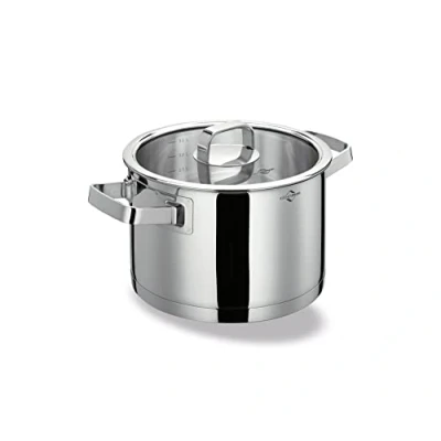 Abbildung von Küchenprofi COOK Kochtopf SAN REMO 20 cm Höhe 12,5 3,5 L Induktion Für alle Herdarten Sicherheitsglasdeckel