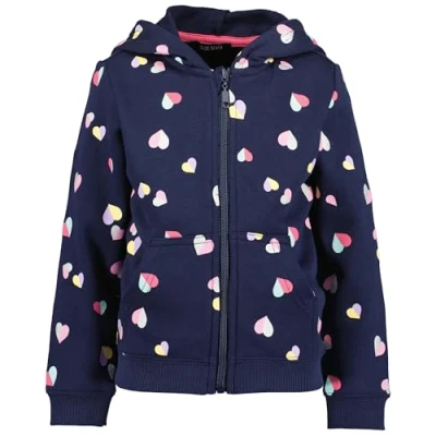 Abbildung von Blue Seven MIT Kapuze Basics Sweatjacke für Kinder, Größe: 92, ultramarin