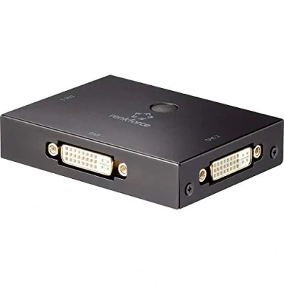 Abbildung von Renkforce 2 Port DVI Switch bidirektional verwendbar Full HD 1080p @ 60 Hz