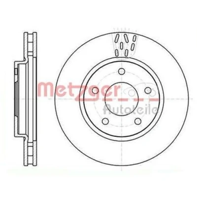 Abbildung von REMSA 61291.10 Bremsscheibe Vorderachse 276, 276 26 5 Belüftet MITSUBISHI: ASX SUV, Lancer 8 Limousine, Schrägheck, DODGE: Caliber