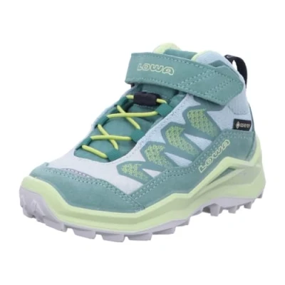 Abbildung von Lowa Maddox PRO GTX MID Hikingschuh für Kinder, Größe: 33, Rauchgrün/mintgrün Textil/synthetik