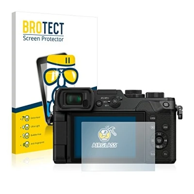 Abbildung von BROTECT Schutzglas für Panasonic Lumix DMC GX8 Schutzfolie Panzer Folie Glas [Extrem Kratzfest 9H, Anti Fingerprint, Ultra Transparent]