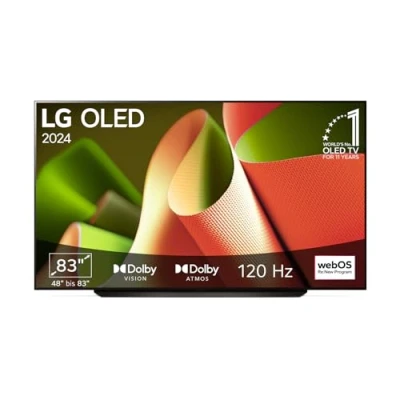Abbildung von LG OLED83B49LA TV 83&quot; (210 cm) OLED Fernseher (α9 Gen7 4K AI Prozessor, Dolby Vision, bis zu 120Hz) [Modelljahr 2024]