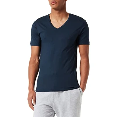 Abbildung von CALIDA Circular Day T Shirt Herren, mit V Ausschnitt, Cradle to Zertifiziert