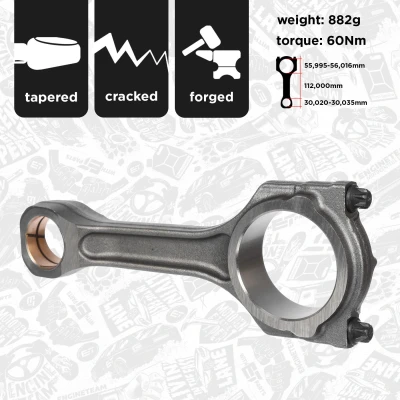 Abbildung von ET ENGINETEAM OM0034 Pleuel FORD: Tourneo Custom V362 Bus, Transit Mk6 Pritsche/Fahrgestell, V363 Kastenwagen