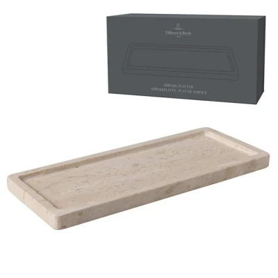 Abbildung von Villeroy &amp; Boch Manufacture Travertine Servierplatte 25,5x10,5cm