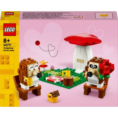 Abbildung von 40711 Iconic Igel und ihr Picknick Date, Konstruktionsspielzeug