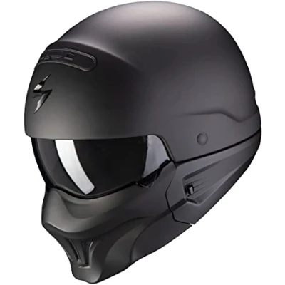 Abbildung von Scorpion Unisex Nc Motorrad Helm, Schwarz, XL EU