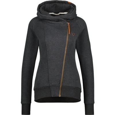 Abbildung von alife &amp; kickin Snakecharmerak A Hooded Sweatjacke, Damen, Größe: Large, Moonless melange