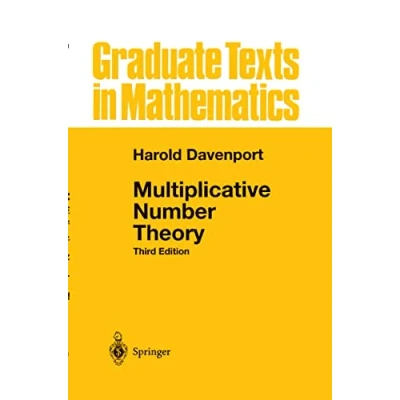 Abbildung von Multiplicative Number Theory (Graduate Texts in Mathematics, 74, Band 74)