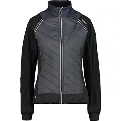 Abbildung von CMP Leichte Damen Softshelljacke mit abnehmbaren Ärmeln, Anthrazit, D44