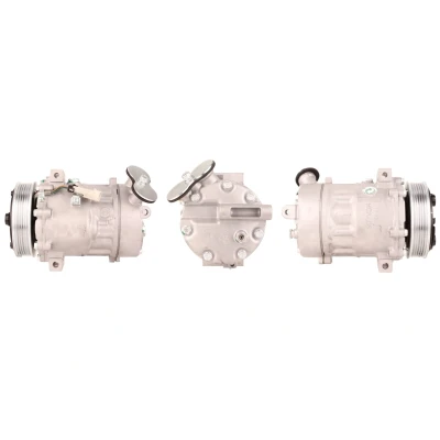 Abbildung von LUCAS ACP555 Kompressor PAG 46 R134a mit Dichtungen OPEL: Vectra C Caravan, Limousine, Signum CC, FIAT: Croma II Kombi, SAAB: 9 3 Limousine