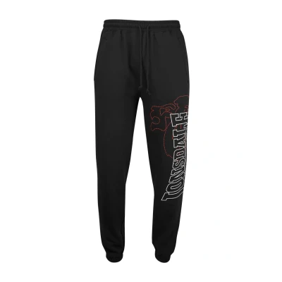 Abbildung von Lonsdale Normale Passform Dartford Jogginghose, Herren, Größe: 3XL, Black
