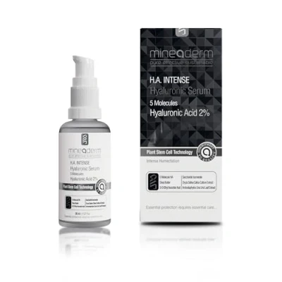 Abbildung von mineaderm Anti Falten Serum H.A. INTENSE Moisturizing 2 % Hyaluronic Acid Gesichtsserum, 30 ml, 1 tlg.